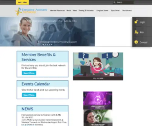 Execassist.com.au(Executive Assistant Network) Screenshot