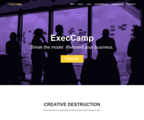 Execcamp.com(ExecCamp) Screenshot