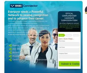 Execconnector.com(Exec Connector) Screenshot