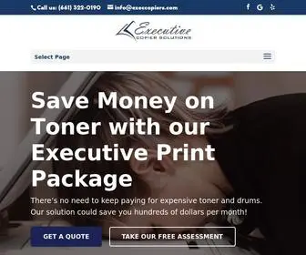 Execcopiers.com(Printer & Copier Repair Bakersfield CA) Screenshot