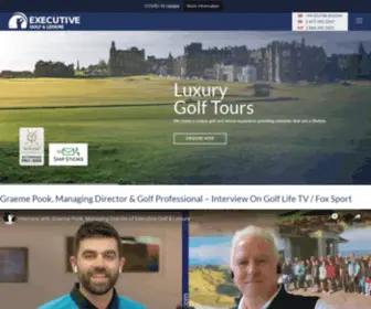 ExecGolf-Leisure.com(Luxury Golf Tours Scotland) Screenshot