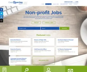 Execsearches.com(Nonprofit Jobs) Screenshot