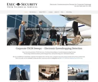 Execsecurity.com(Exec Security TSCM) Screenshot