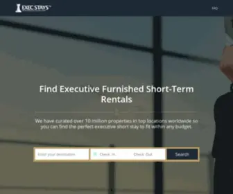 Execstays.com(Book Executive Furnished Rentals) Screenshot
