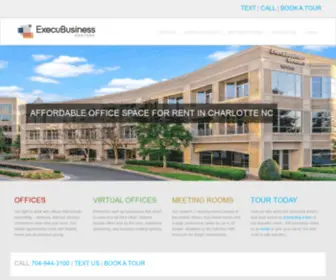 Execubusiness.com(Office Space for Rent) Screenshot