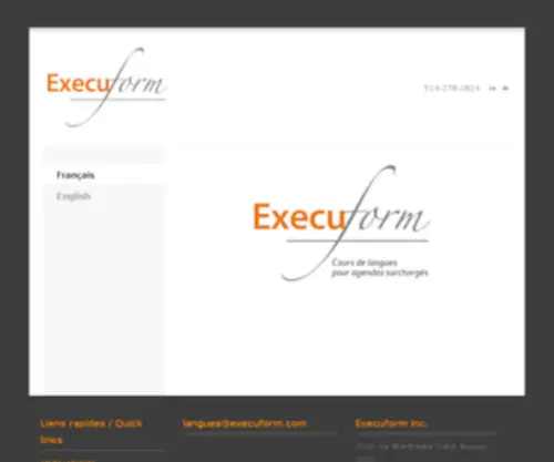 Execuform.com(Forsale Lander) Screenshot