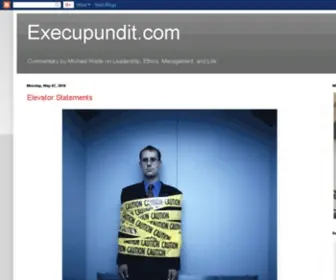 Execupundit.com(Execupundit) Screenshot
