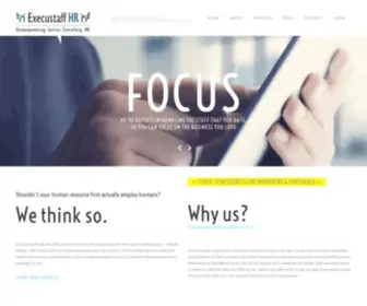 Execustaffhr.com(Execustaff HR) Screenshot