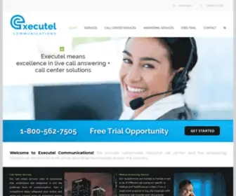 Executel.biz(Answering Service Solutions) Screenshot