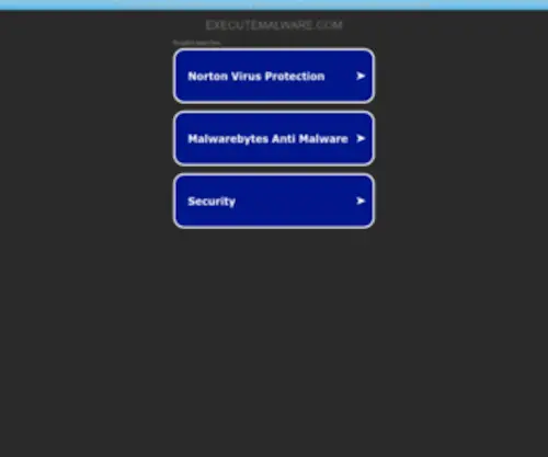 Executemalware.com(Execute Malware Blog) Screenshot