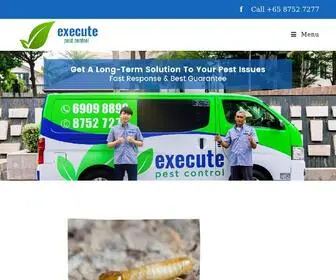 Executepestcontrol.sg(Top Pest Control In SG 2021) Screenshot