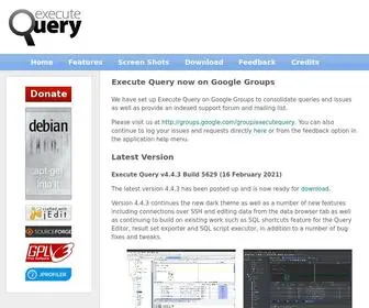 Executequery.org(Execute Query) Screenshot