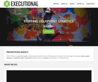 Executional.co.uk(Promotion Company) Screenshot