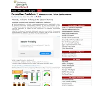Executive-Dashboard.org(Executive Dashboard) Screenshot