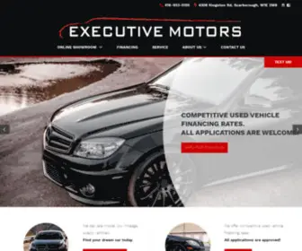 Executive-Motors.ca(Serving East Toronto for over 16 Years) Screenshot