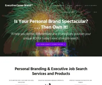 Executivecareerbrand.com(Executive Job Search) Screenshot
