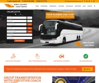 Executivecoachcharter.com.au(Hire Economical Coach and Bus Services in Sydney) Screenshot