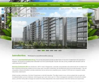 Executivecondos.com.sg(All Executive Condominiums (EC) in Singapore) Screenshot