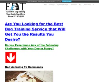 Executivedogtraining.co.za(Dog Training Cape Town) Screenshot