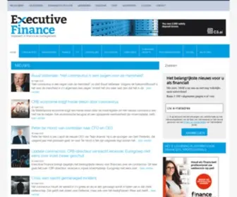 Executivefinance.nl(Executive Finance) Screenshot