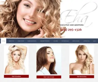 Executivehairadditions.com(Hair Extensions & Color) Screenshot
