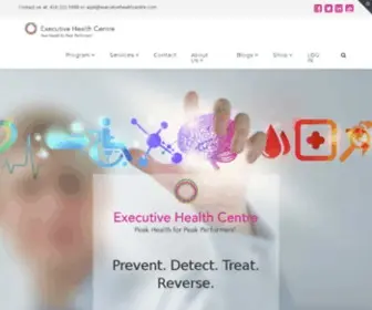 Executivehealthcentre.com(Prevent) Screenshot