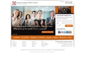 Executivehealthwealth.com(Executive Health & Wealth Institute) Screenshot