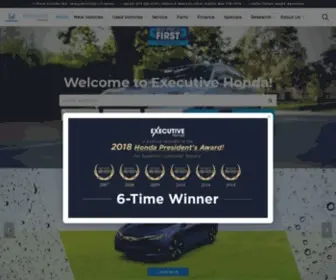 Executivehonda.com(Executive Honda) Screenshot