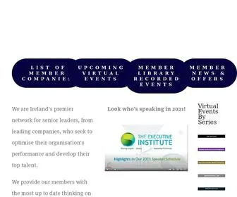 Executiveinstitute.ie(The Executive Institute) Screenshot