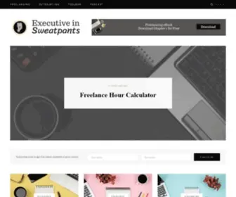 Executiveinsweatpants.com(Executive in Sweatpants) Screenshot