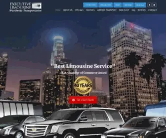 Executivela.com(Corporate Transportation) Screenshot