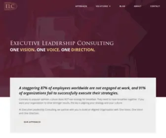 Executiveleader.com(Executive Leadership Consulting) Screenshot