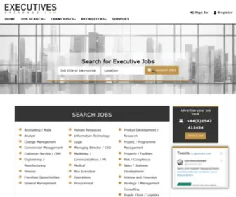 Executivesontheweb.com(Executive and Management Jobs) Screenshot