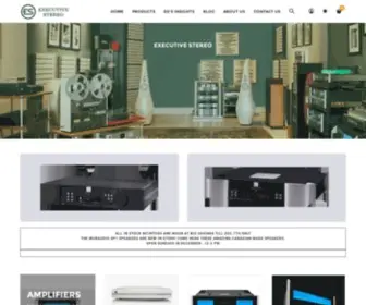 Executivestereo.com(Executive Stereo's Online Store) Screenshot