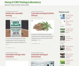 Executivestudio.net(Hemp & CBD Testing Laboratory) Screenshot