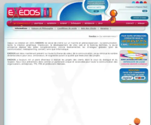 Exedos.net(Home) Screenshot