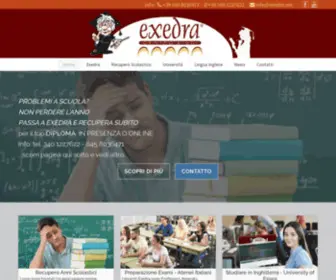 Exedra.net(Centro studi Scuola Exedra recupero scolastico a Verona) Screenshot