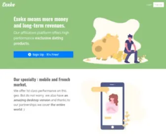Exeke.com(Exeke) Screenshot