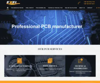 Exel-PCB.com(Výroba) Screenshot