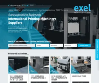 Exelgoc.com(Exel Printing Machinery Ltd) Screenshot