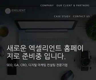 Exelient.co.kr(웹 데이터분석) Screenshot