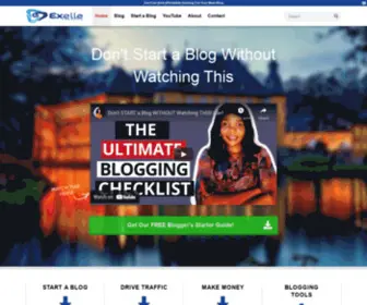 Exellewebmedia.com(Exelle Web Media) Screenshot