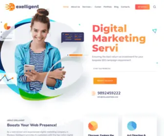 Exelligentindia.com(Digital Marketing Company in Mumbai) Screenshot