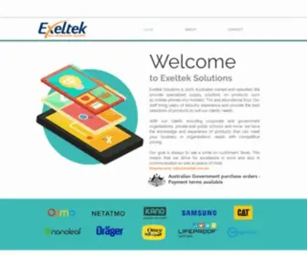 Exeltek.com.au(Buy Cheap Unlocked Mobile Phones Online in Australia) Screenshot