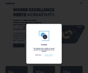 Exeltive.com(B2B Enterprise Software Development company) Screenshot