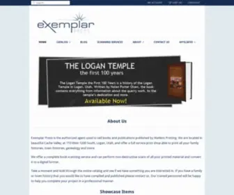 Exemplarpress.com(About Us) Screenshot