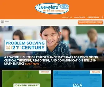 Exemplars.com(Standards-Based Performance Tasks) Screenshot