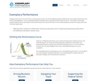 Exemplaryperformance.com(Exemplary Performance) Screenshot