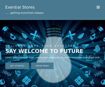 ExentialStores.com(Exential Stores) Screenshot