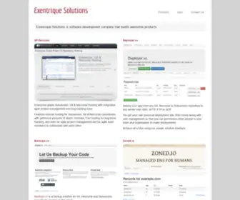 Exentriquesolutions.com(Exentrique Solutions) Screenshot
